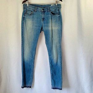 Rag & Bone Dre Mid Rise Jeans with Released Cuffs Size 29